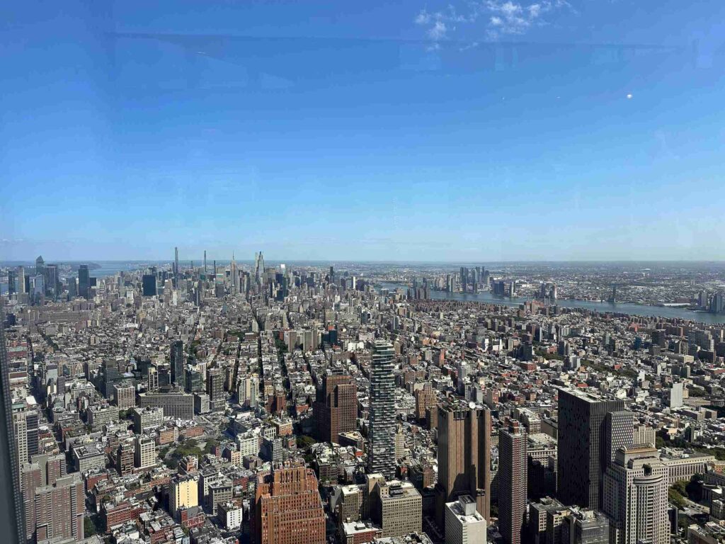 View from One World Observatory (©Melanie Lee)