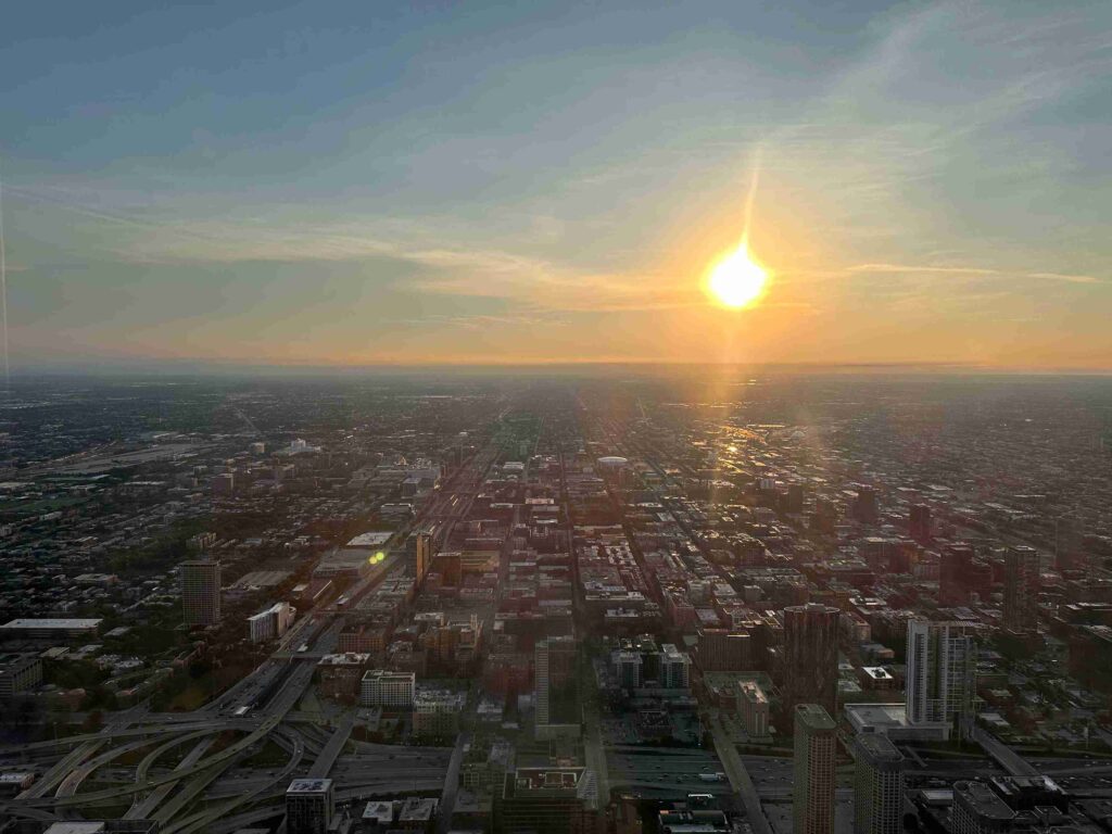 View from Skydeck Chicago (©Melanie Lee)