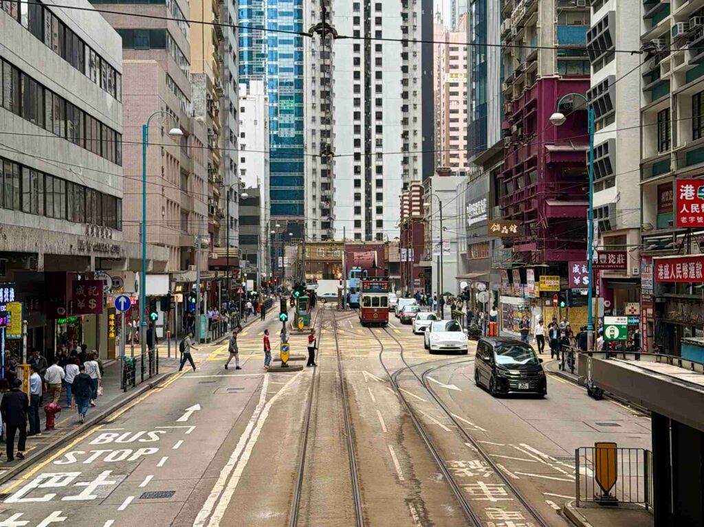 View from the Ding Ding Tram (©Melanie Lee)