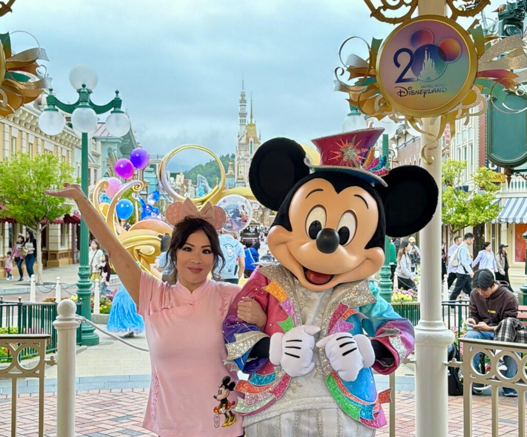 Me and Mickey at Hong Kong Disneyland (©Melanie Lee)